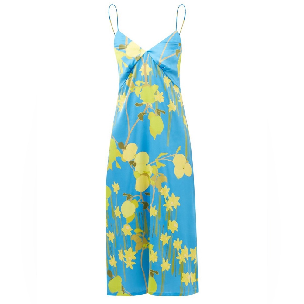 Bernadette Antwerp Jeanine Silk Slip Dress 36